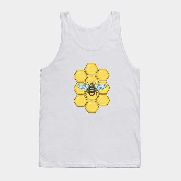 Honeycomb Bee Tank Top by SWON Design